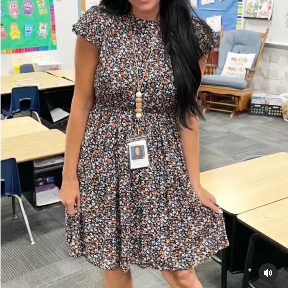 Amazon Floral Knee-length Dress